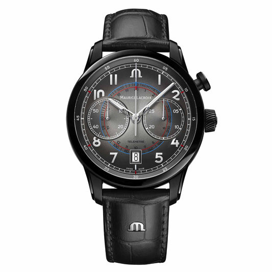 Pontos Chronograph Monopusher 41 mm, Leder von Maurice Lacroix (PT6428-DLB01-320-2)