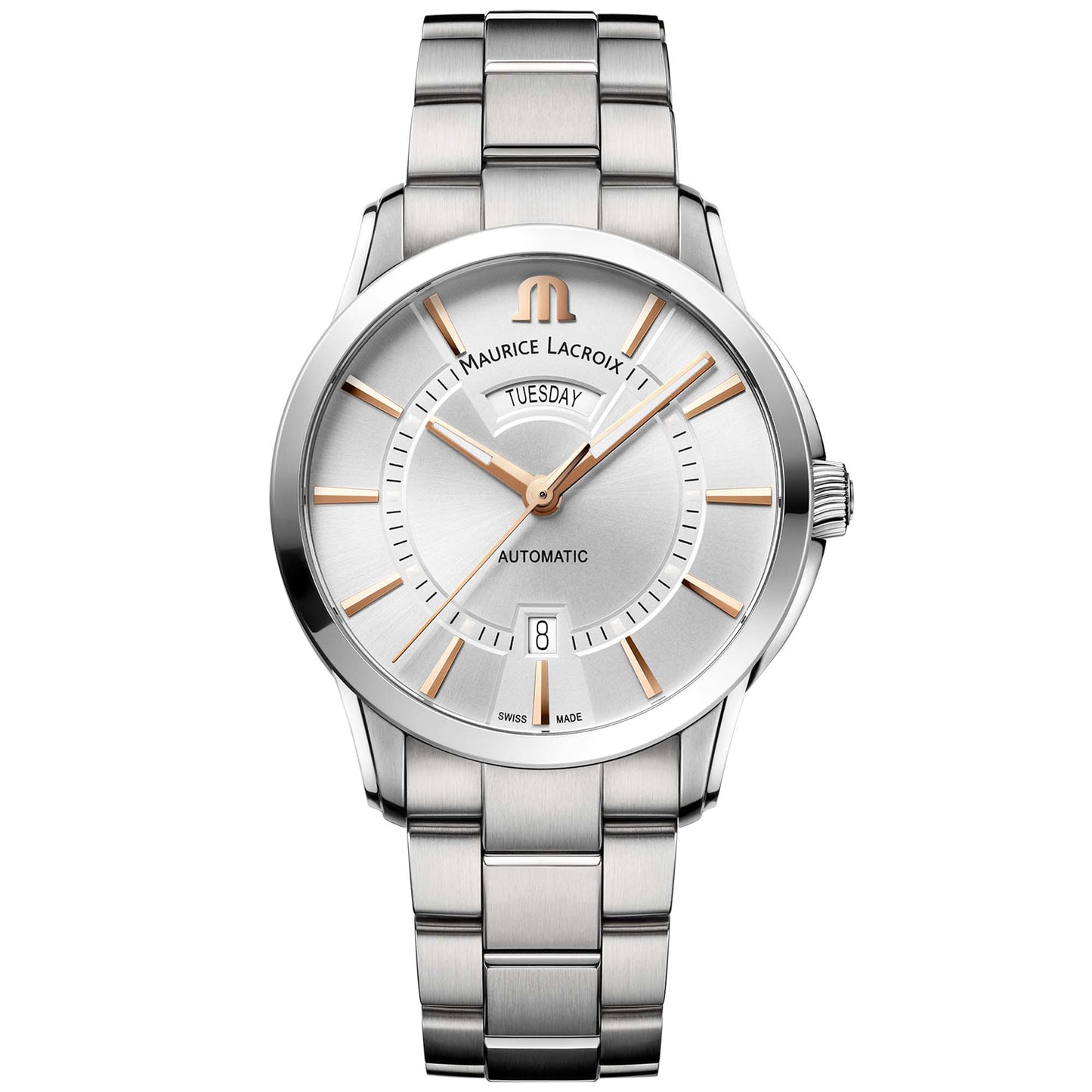 Pontos Day Date 41 mm, Edelstahl von Maurice Lacroix (PT6358-SS002-23E-1)