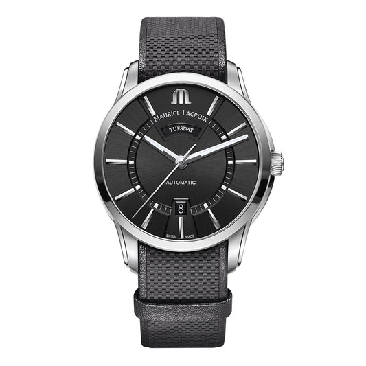 Pontos Day Date, Leder • Diamant von Maurice Lacroix (PT6358-SS001-330-2)