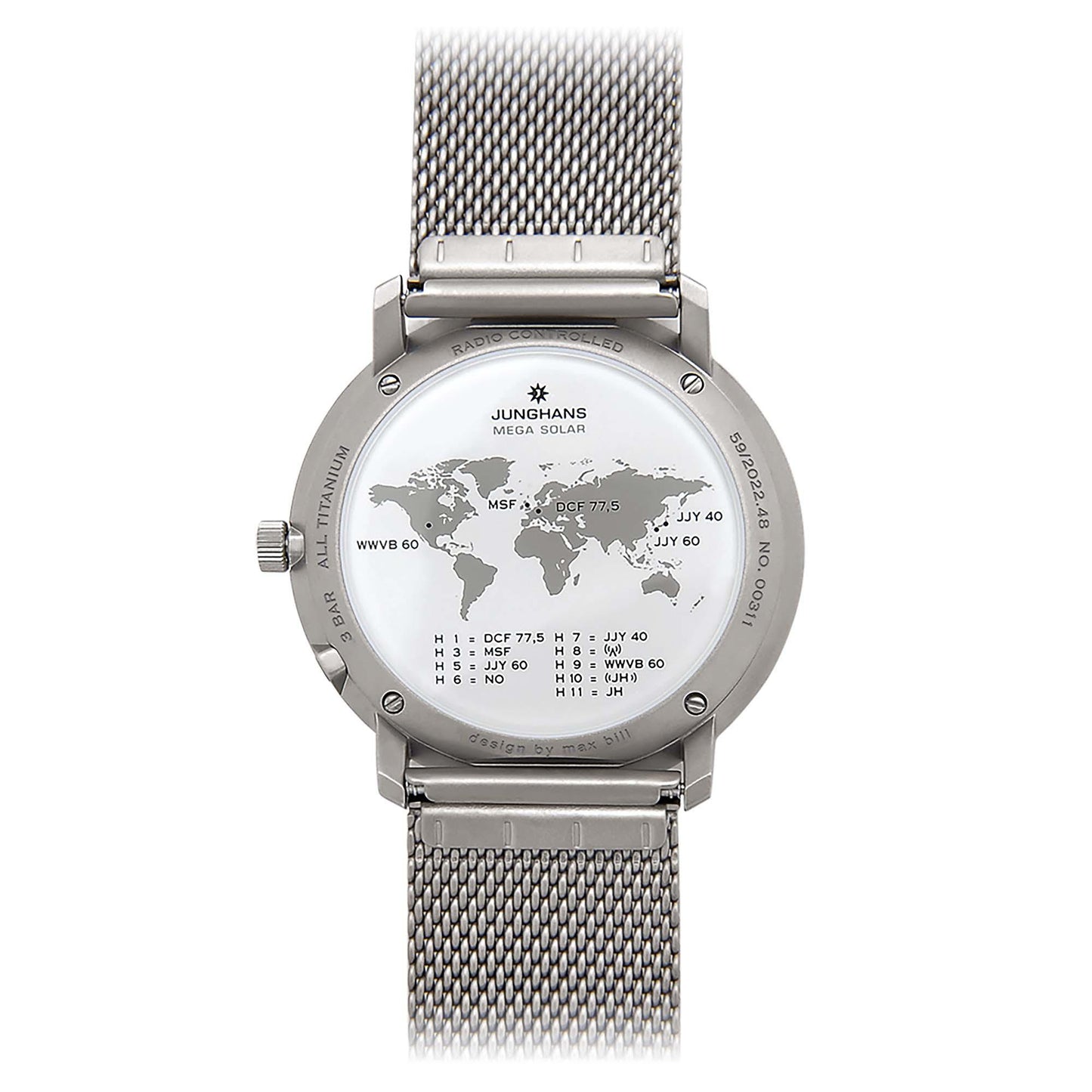 max bill MEGA Solar, Titan von Junghans (59/2022.46) max bill MEGA Solar, Titan von Junghans (59/2022.46)