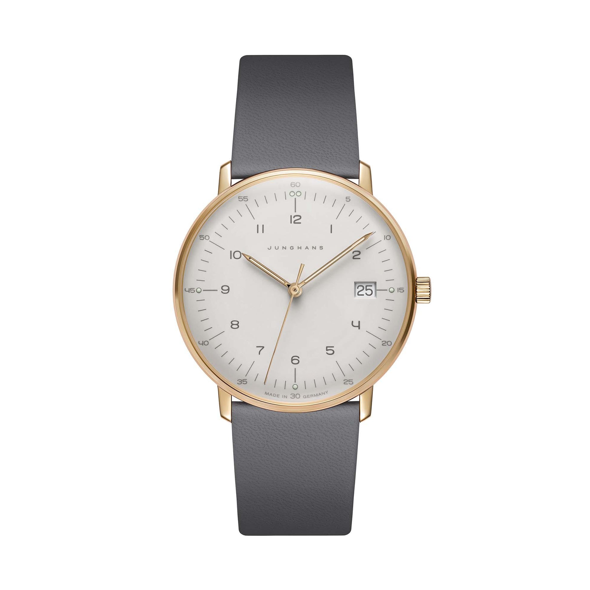 max bill Damen, Leder von Junghans (47/7854.04)