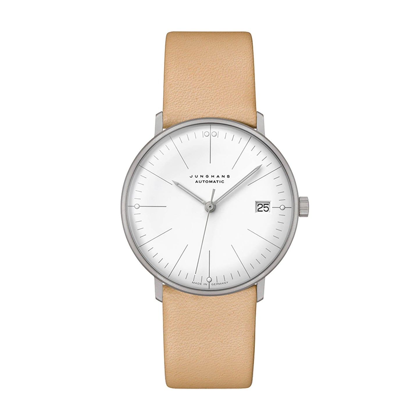 Max Bill Kleine Automatic, Edelstahl von Junghans (27/4004.02)
