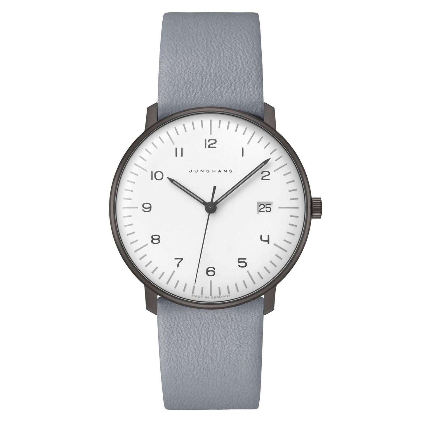 max bill Quarz, Leder von Junghans (41/4064.04)
