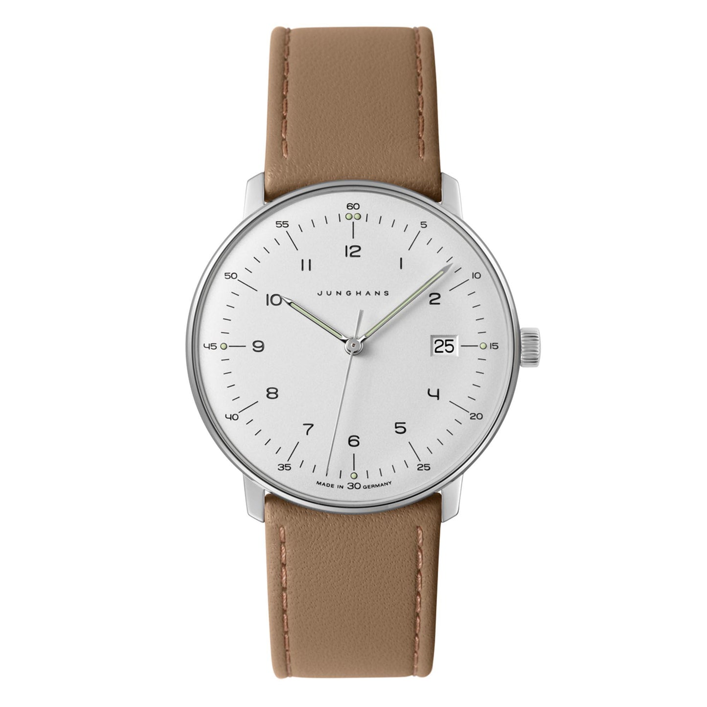 max bill Quarz, Leder von Junghans (41/4562.04)