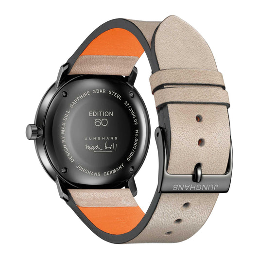 Max Bill Regulator Edition 60, Leder von Junghans (27/3190.02)