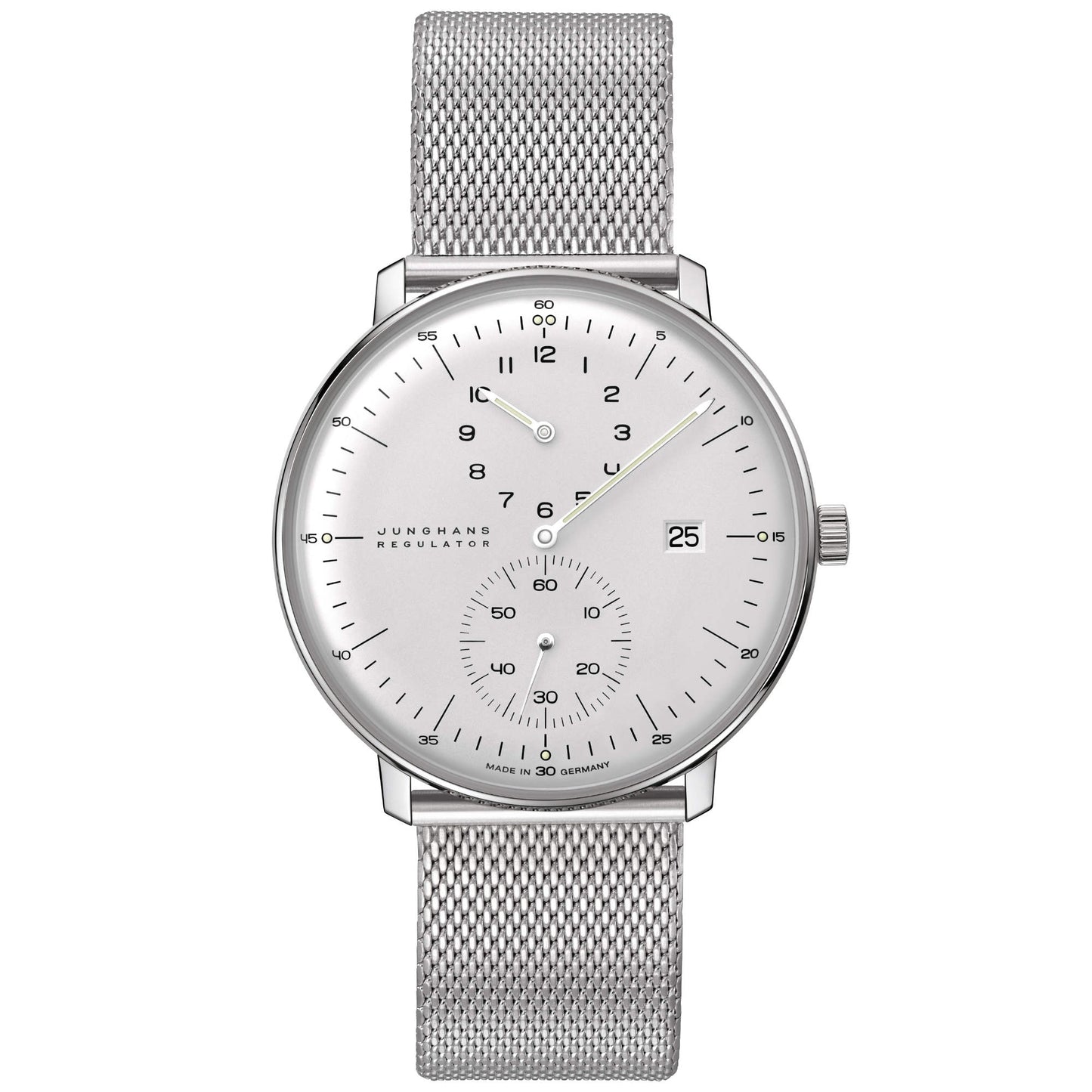 max bill Regulator, Edelstahl von Junghans (27/4492.46) max bill Regulator, Edelstahl von Junghans (27/4492.46)