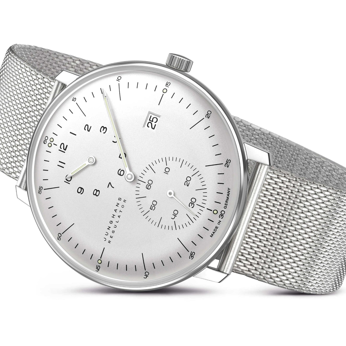 max bill Regulator, Edelstahl von Junghans (27/4492.46) max bill Regulator, Edelstahl von Junghans (27/4492.46)