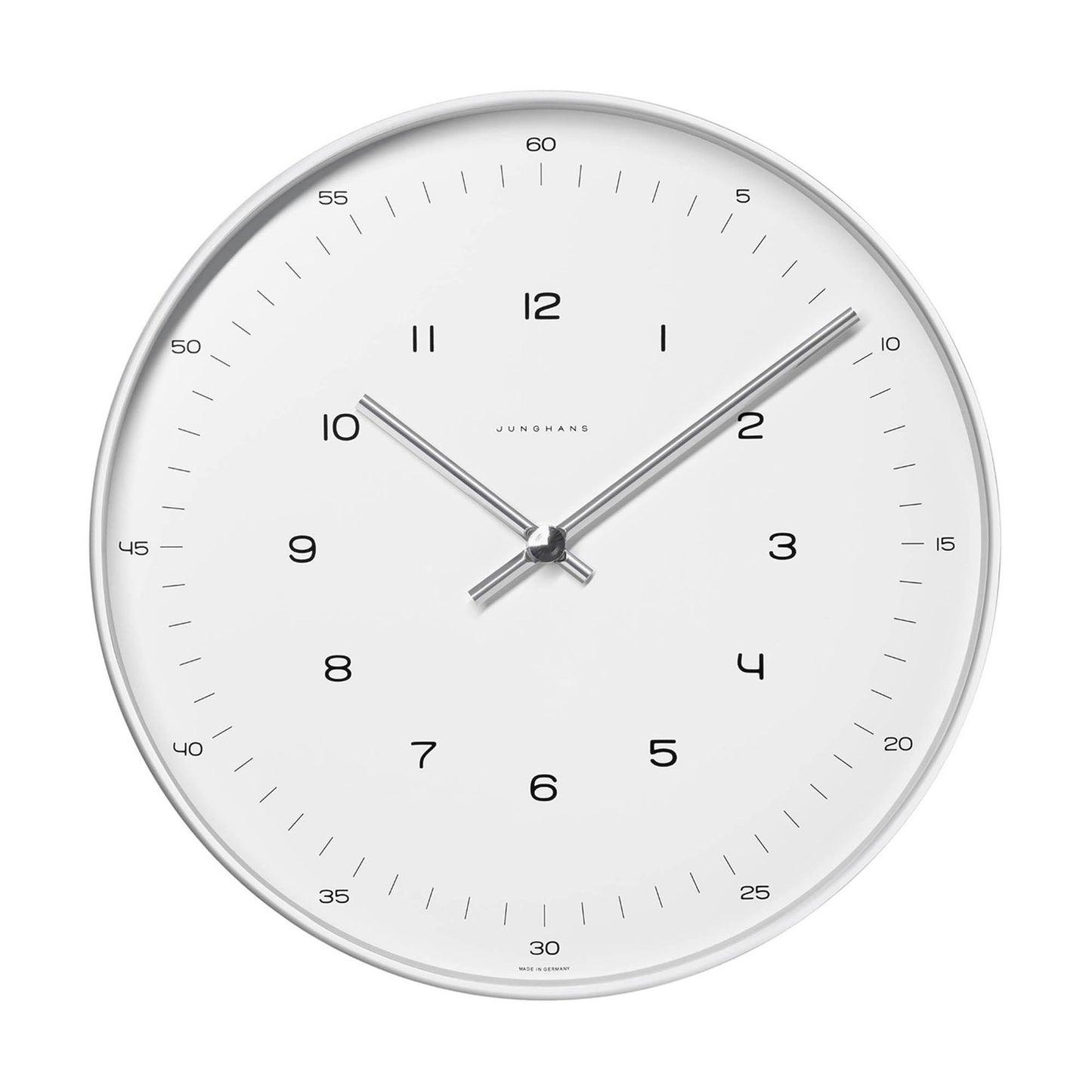 max bill Wanduhr Funk/RC 22cm, Aluminium von Junghans (374/7003.00) max bill Wanduhr Funk/RC 22cm, Aluminium von Junghans (374/7003.00)