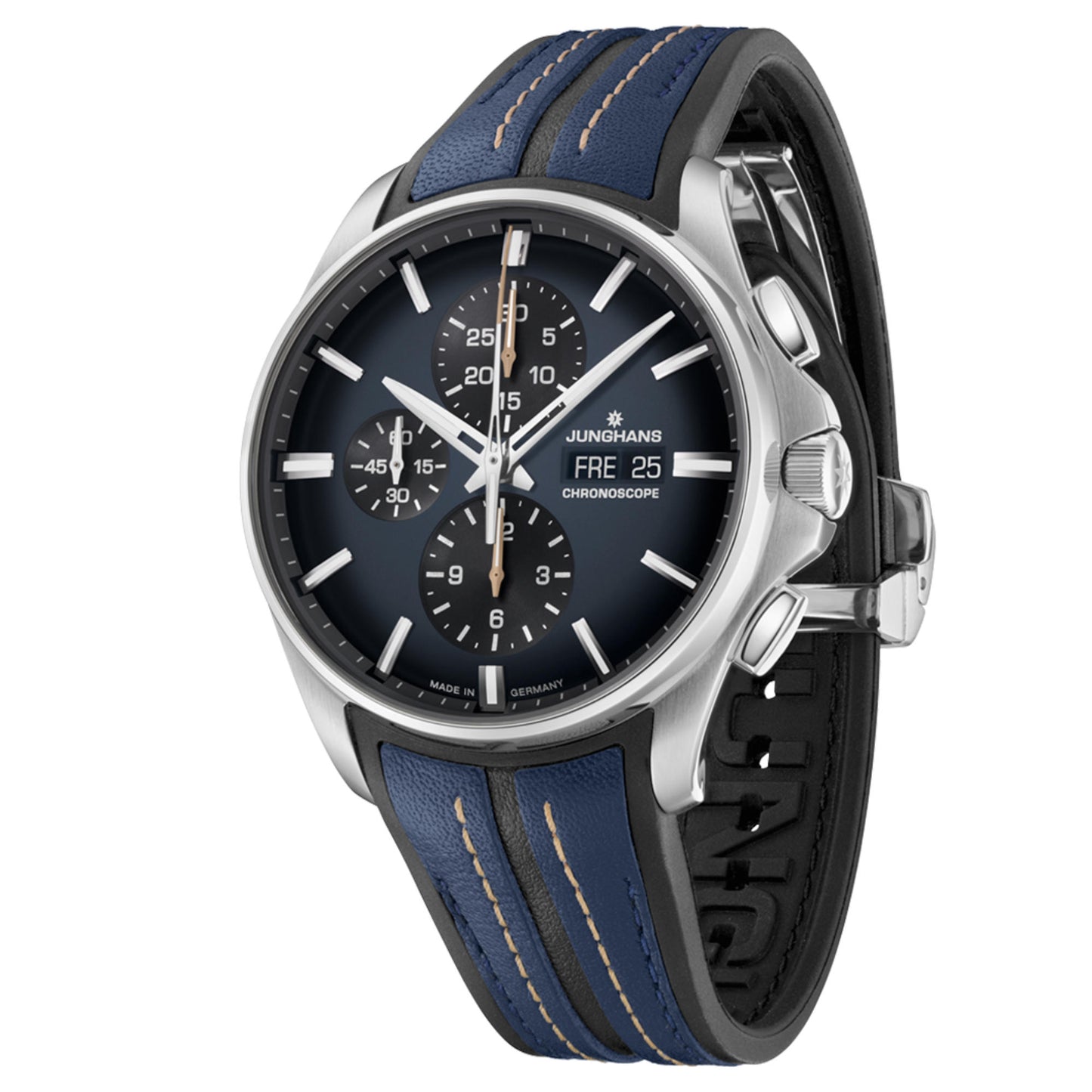 Meister S Chronoscope, Edelstahl von Junghans (27/4227.00) Meister S Chronoscope, Edelstahl von Junghans (27/4227.00)