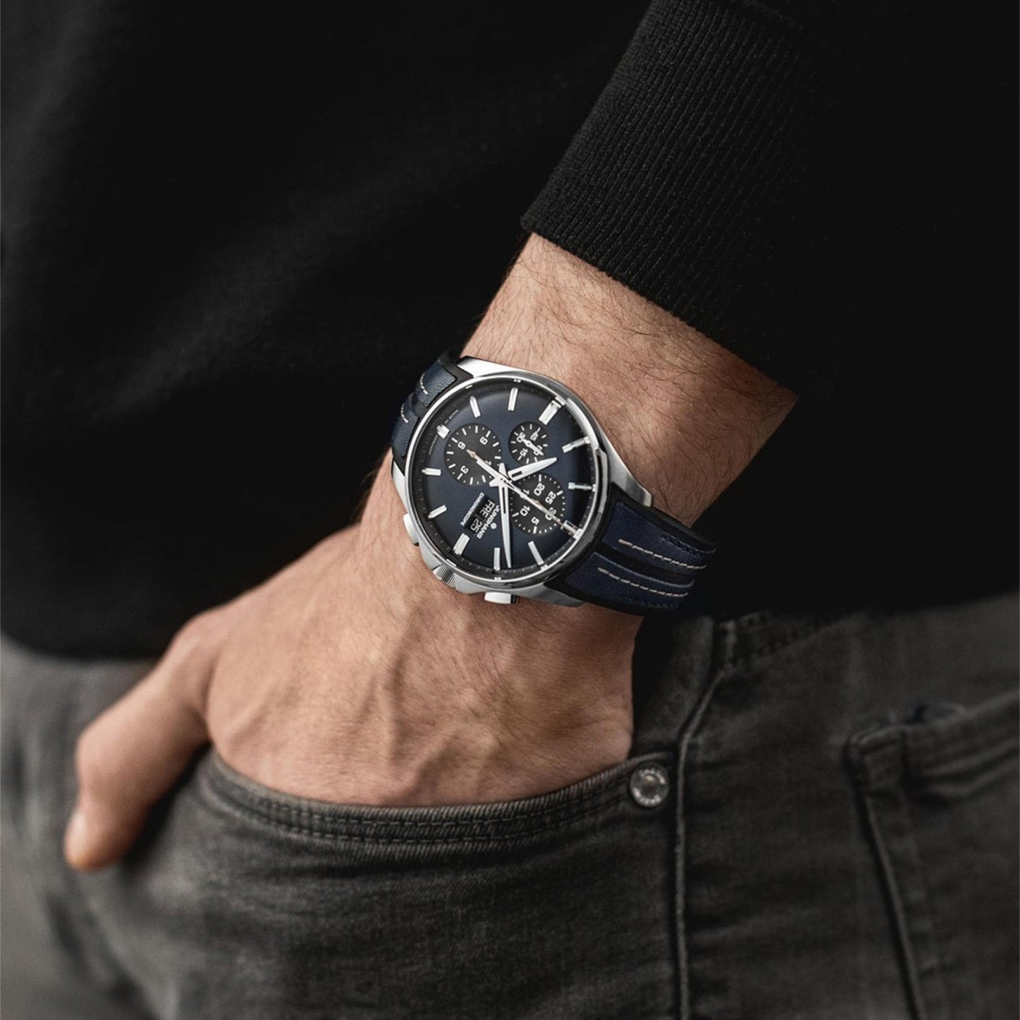 Meister S Chronoscope, Edelstahl von Junghans (27/4227.00) Meister S Chronoscope, Edelstahl von Junghans (27/4227.00)