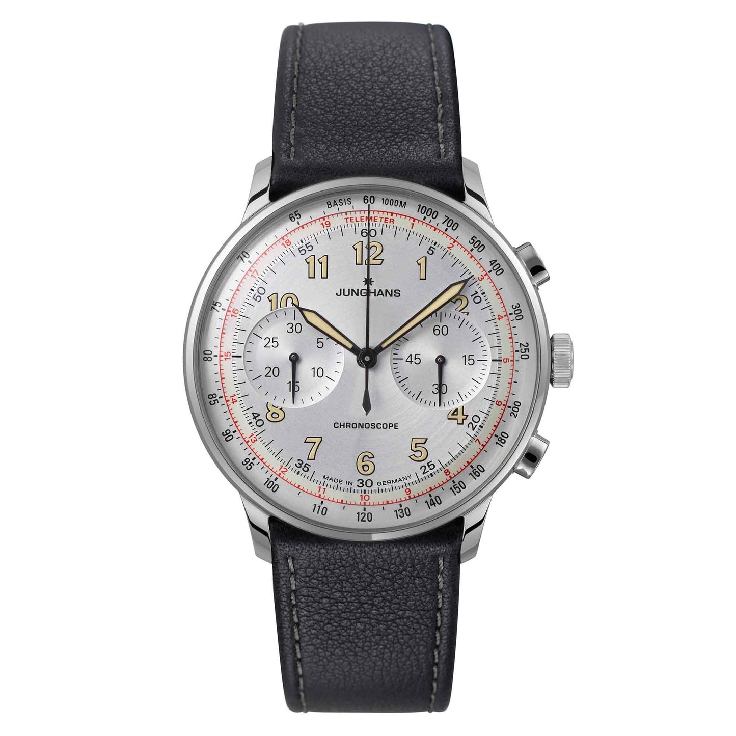 Meister Telemeter, Leder von Junghans (27/3380.00) Meister Telemeter, Leder von Junghans (27/3380.00)