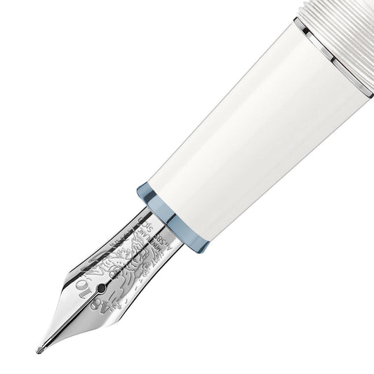 Meisterstück Glacier Classique Füllfederhalter Weiß von Montblanc (MB129399)