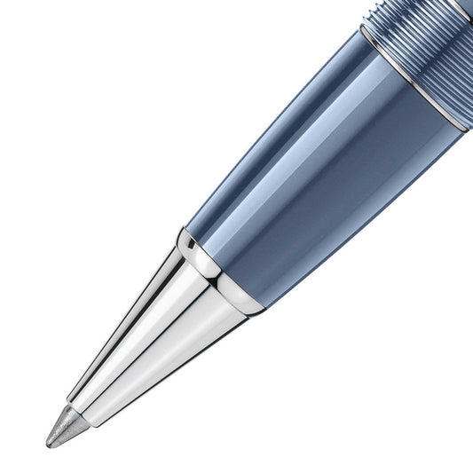Meisterstück Glacier LeGrand Rollerball Blau, Platin von Montblanc (MB129394)