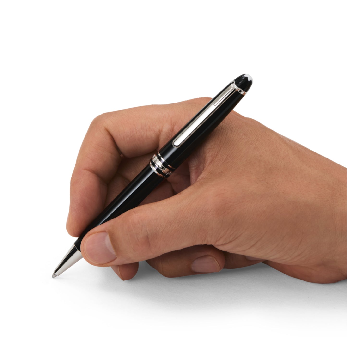 Meisterstück Platinum-Coated Classique Kugelschreiber, Platin von Montblanc (MB132446) Meisterstück Platinum-Coated Classique Kugelschreiber, Platin von Montblanc (MB132446)