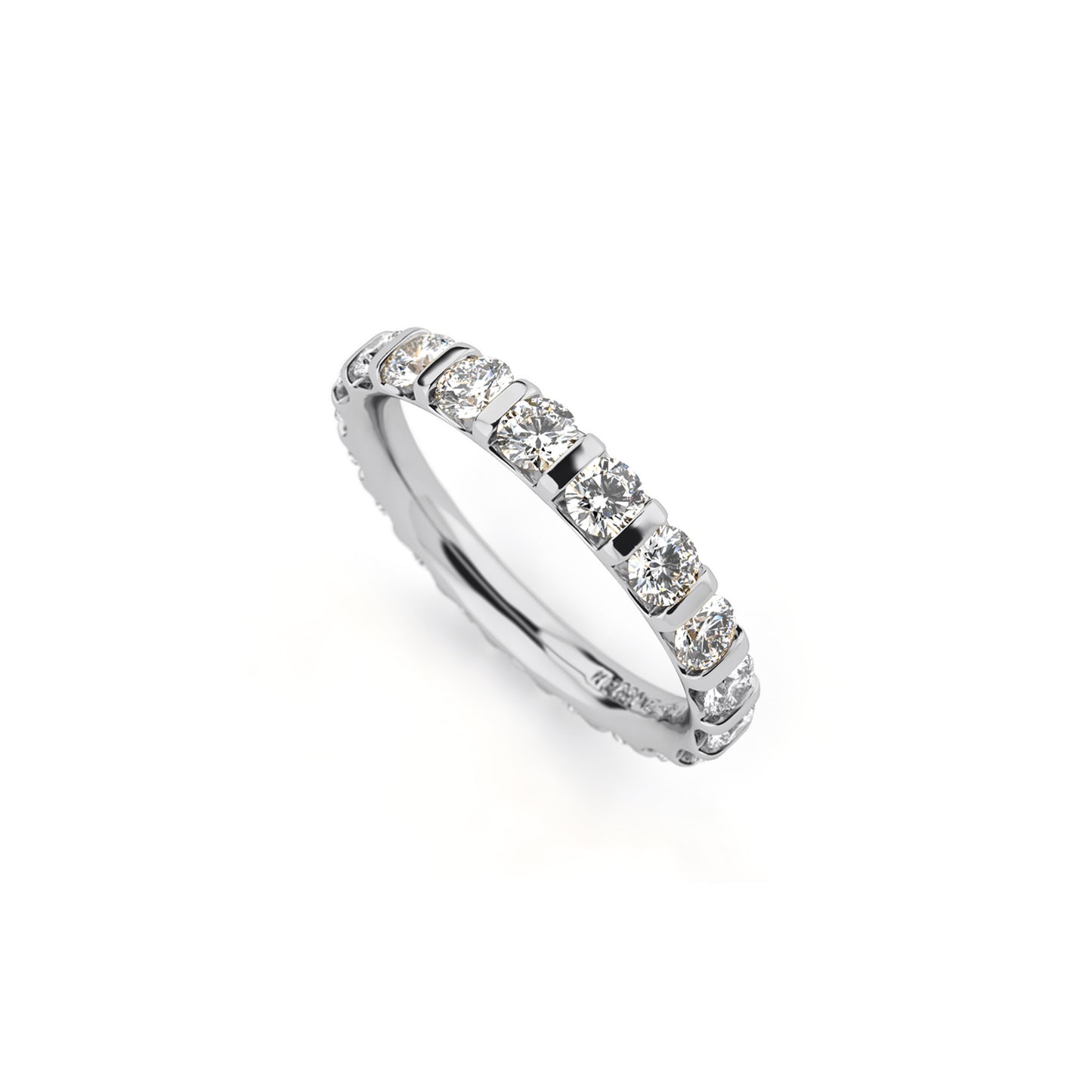 Memory Ring, Platin • Diamant von Niessing (N331951-0.16ct-gvs2-gloss-pt)