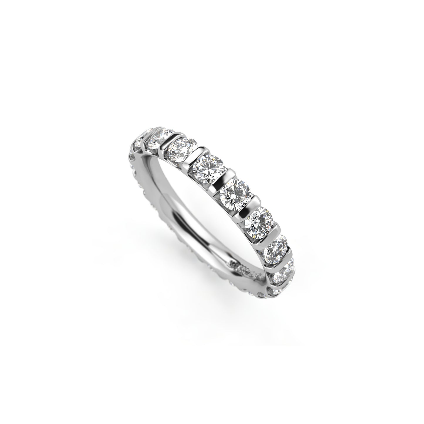 Memory Ring, Platin • Diamant von Niessing (N331951-0.1ct-gvs2-gloss-pt)