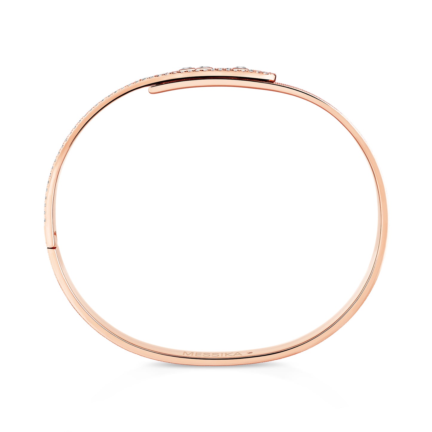 Messika Move Noa Ciselé Armreif (14501-PG) aus Roségold mit Diamant