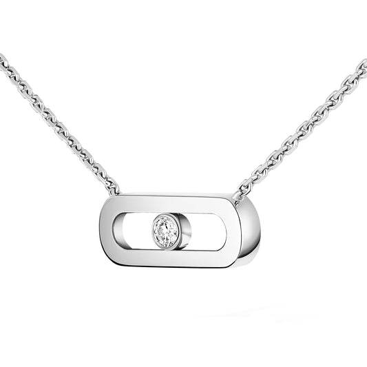Messika Move Uno Halskette (14613-WG) aus Weißgold mit Diamant