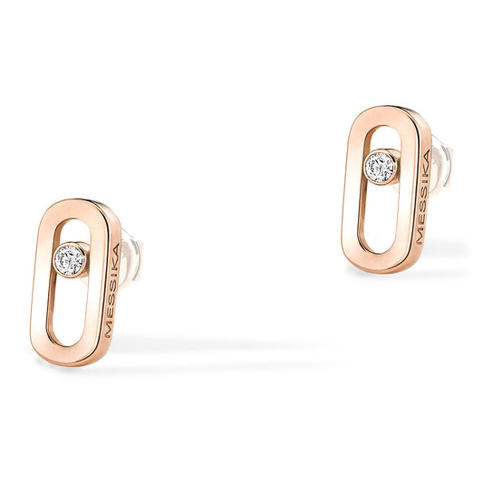 Messika Move Uno Ohrstecker (12305-PG) aus Roségold mit Diamant