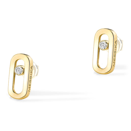 Messika Move Uno Ohrstecker (12305-YG) aus Gelbgold mit Diamant