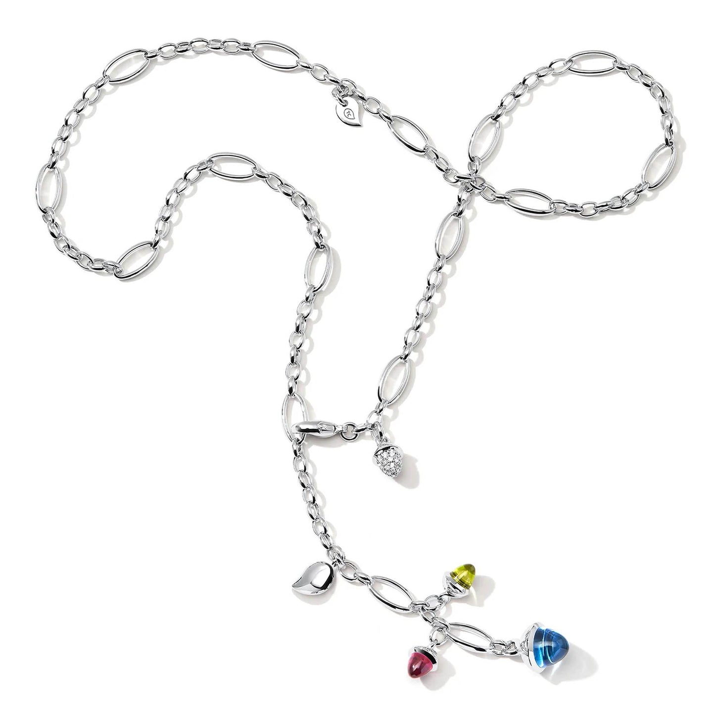 MIKADO Collier Delicate Candy mit Diamond Pavé , Weißgold • Edelsteine von Tamara Comolli (N-M-Del51-Can-p-wg) MIKADO Collier Delicate Candy mit Diamond Pavé , Weißgold • Edelsteine von Tamara Comolli (N-M-Del51-Can-p-wg)