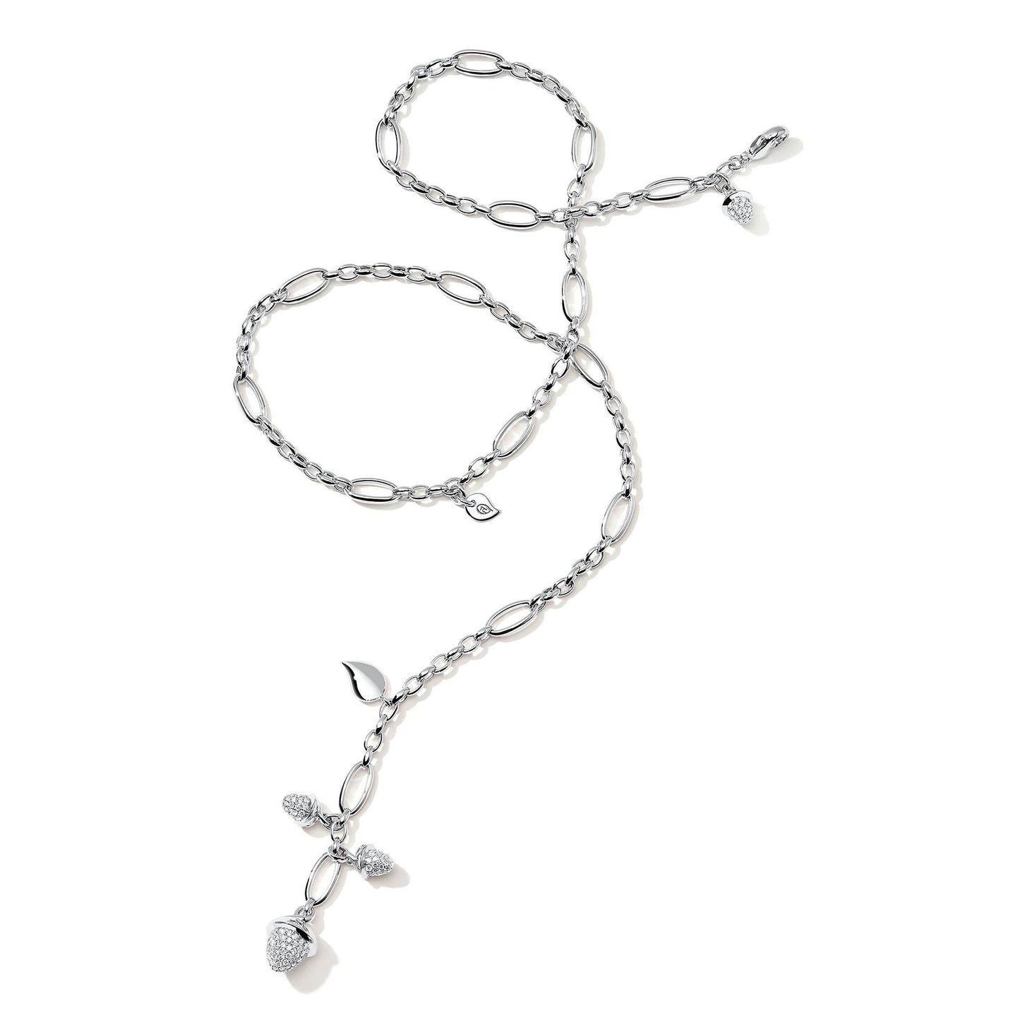 MIKADO Collier Delicate mit Diamond Pavé, Weißgold • Diamant von Tamara Comolli (N-M-Del51-p-wg) MIKADO Collier Delicate mit Diamond Pavé, Weißgold • Diamant von Tamara Comolli (N-M-Del51-p-wg)