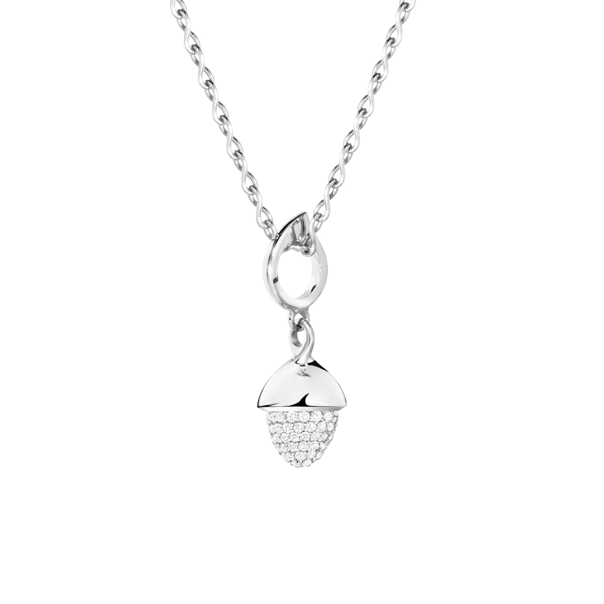MIKADO Flamenco Anhänger, Weißgold • Diamant von Tamara Comolli (P-MFL-p-wg)