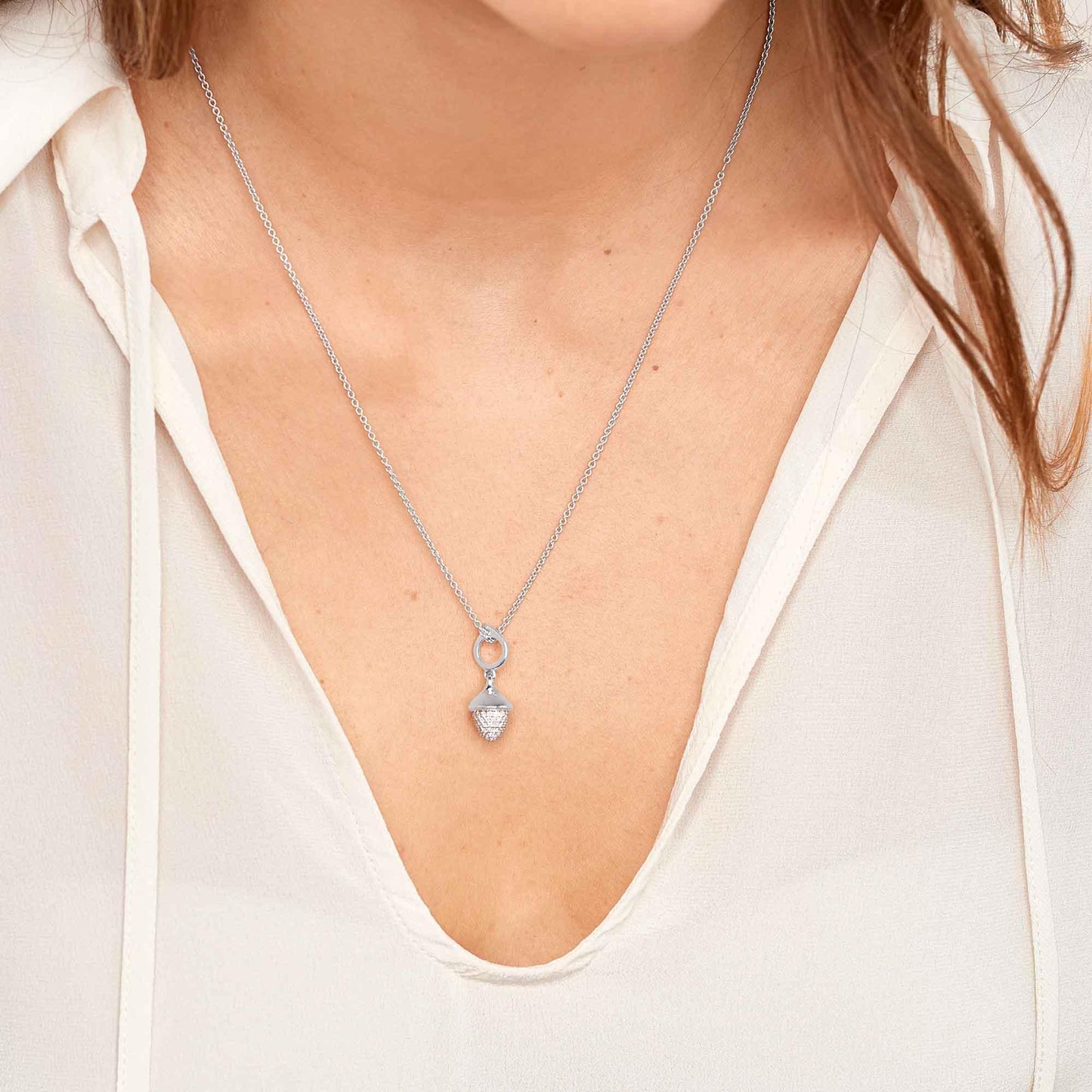 MIKADO Flamenco Anhänger, Weißgold • Diamant von Tamara Comolli (P-MFL-p-wg)