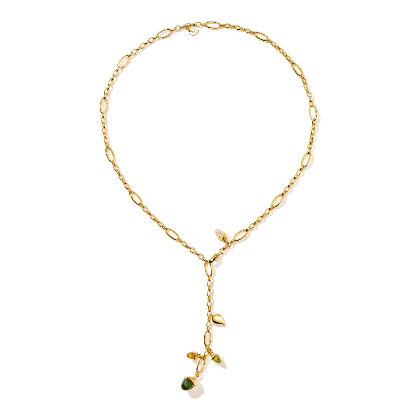 MIKADO Halskette Delicate 'Rainforest', Gelbgold • Edelsteine von Tamara Comolli (N-M-Del51-RF-p-yg) MIKADO Halskette Delicate 'Rainforest', Gelbgold • Edelsteine von Tamara Comolli (N-M-Del51-RF-p-yg)