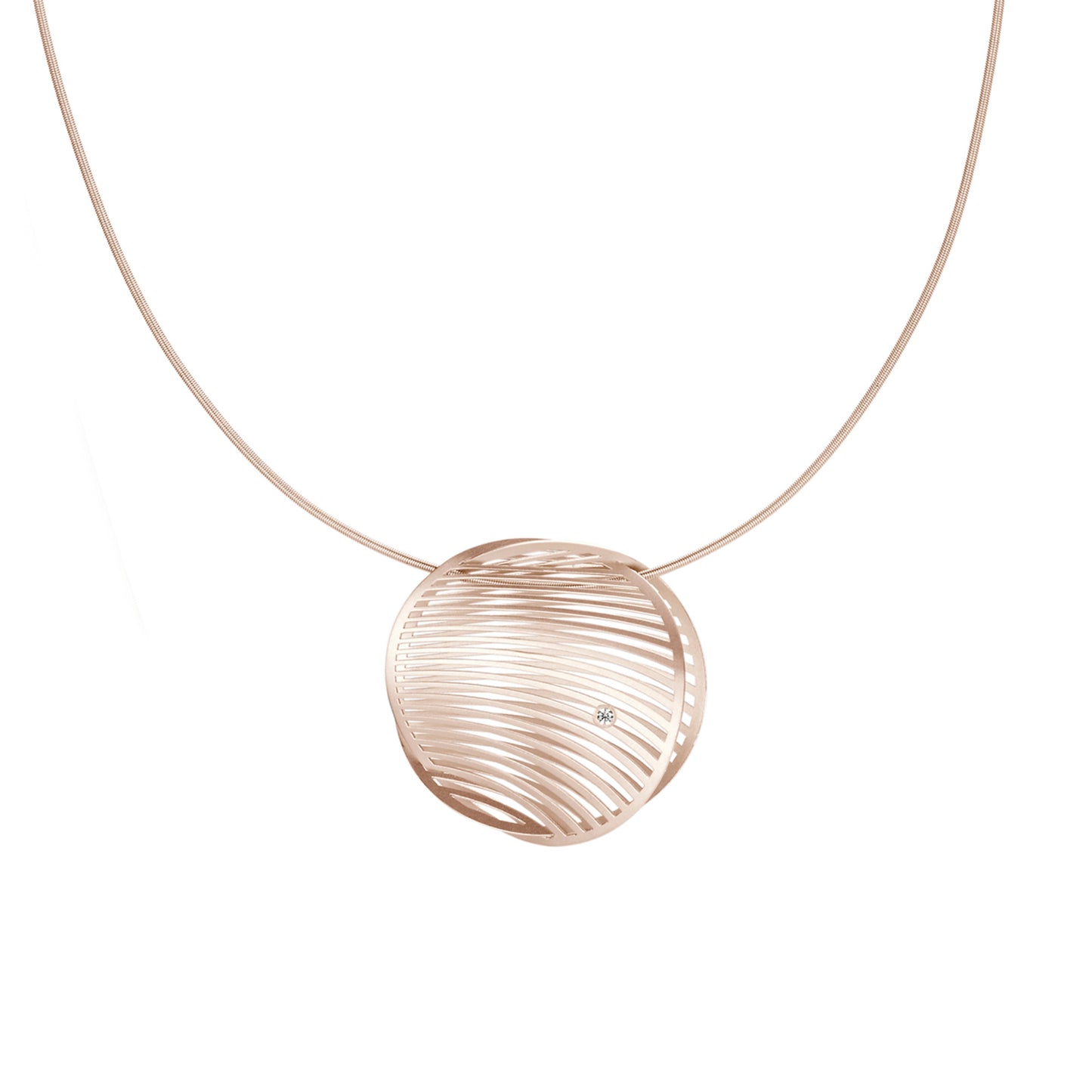 Mirage Anhänger rund • Diamant von Niessing (N333930-30mm-rw)