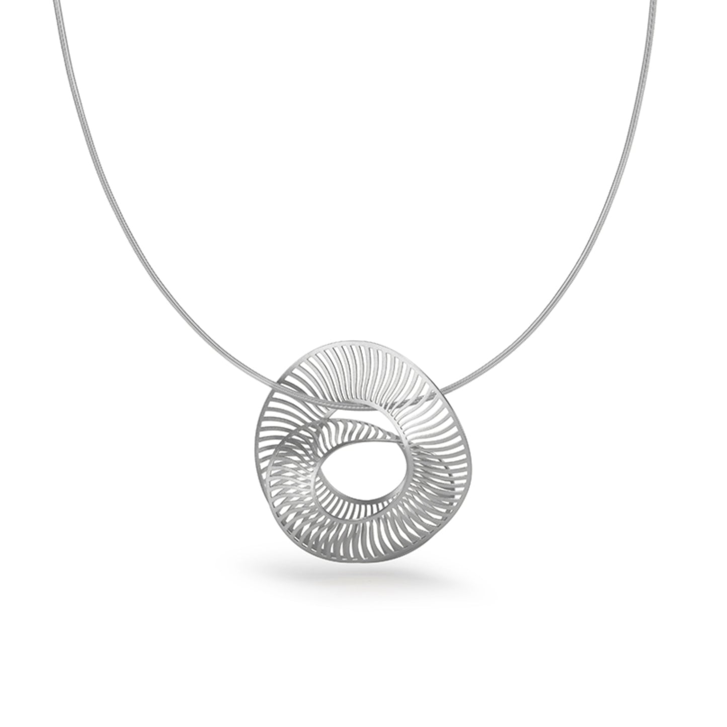 Mirage Loop Anhänger , Platin von Niessing (N363010-27mm-pt)