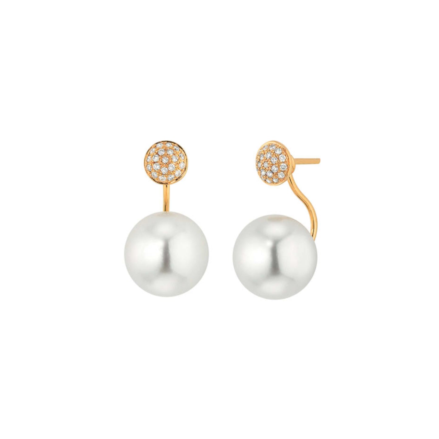 MODERN CLASSICS Ohrstecker mit Einhänger, Bicolor-Gold • Diamant von Gellner (5-24121-06) MODERN CLASSICS Ohrstecker mit Einhänger, Bicolor-Gold • Diamant von Gellner (5-24121-06)
