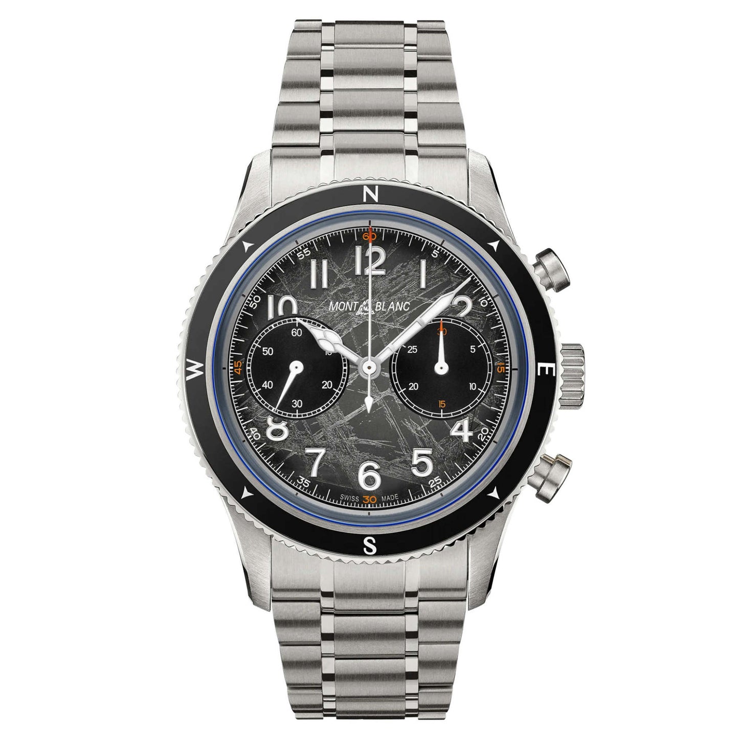 1858 Automatic Chronograph 0 Oxygen The 8000, Edelstahl von Montblanc (MB130983)