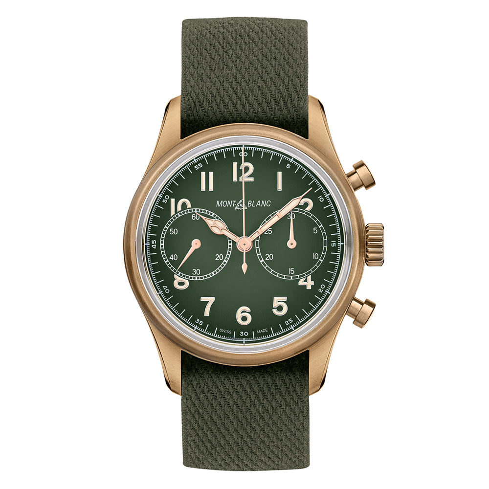 1858 Automatic Chronograph Limited Edition, Titan • Rubin von Montblanc (MB119908)