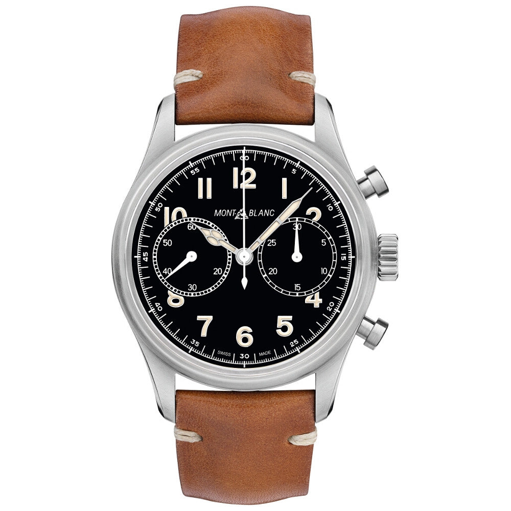 1858 Automatic Chronograph, Leder • Rubin • Saphir von Montblanc (MB117836)