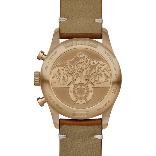 1858 Automatic Chronograph, Leder • Rubin • Saphir von Montblanc (MB118223)