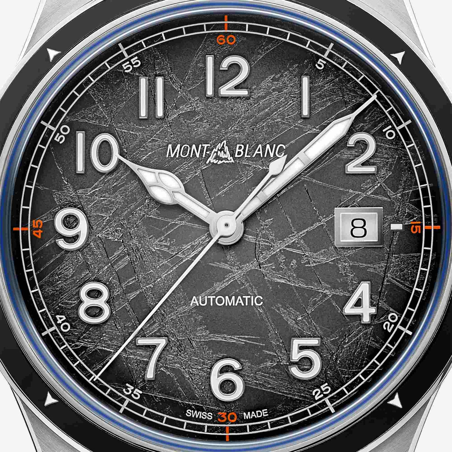 1858 Automatic Date 0 Oxygen The 8000, Edelstahl von Montblanc (MB130984)