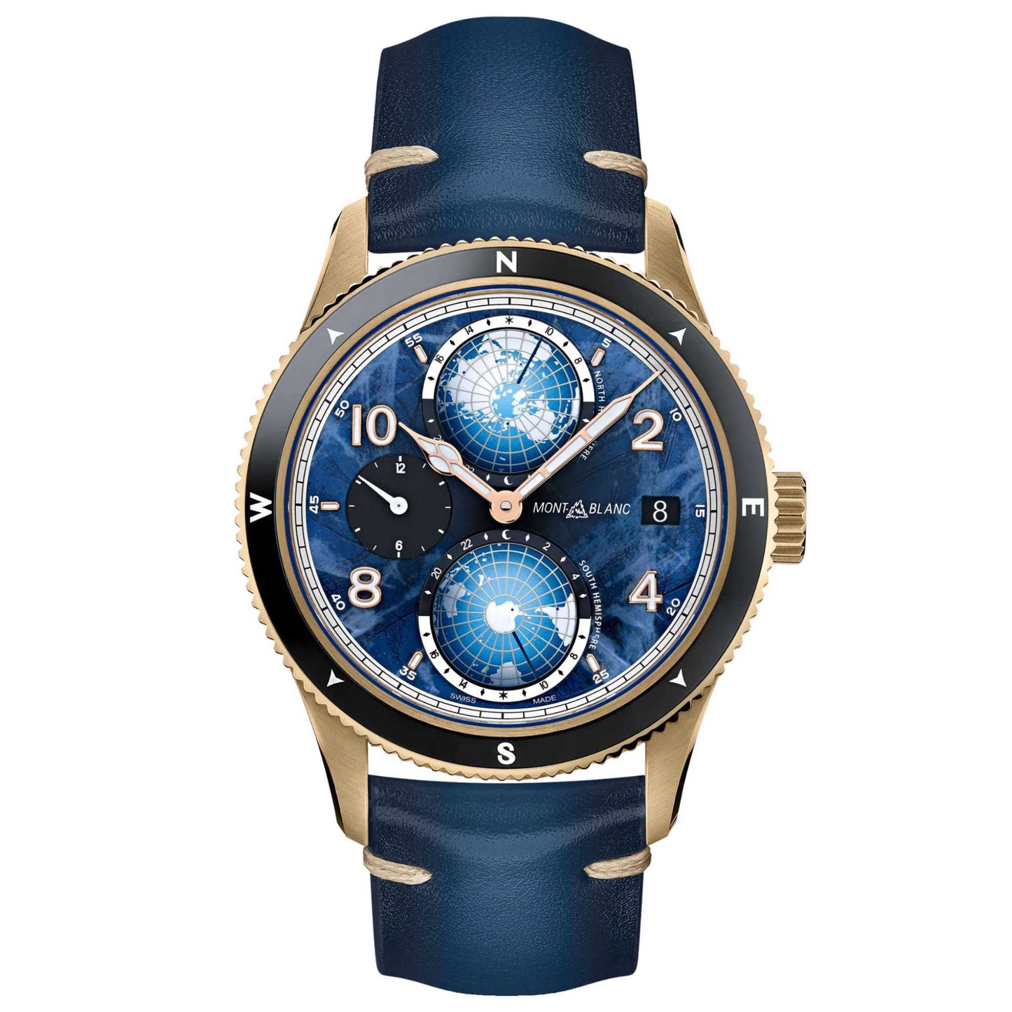 1858 Geosphere 0 Oxygen Limited Edition, Leder • Saphir von Montblanc (MB129415)