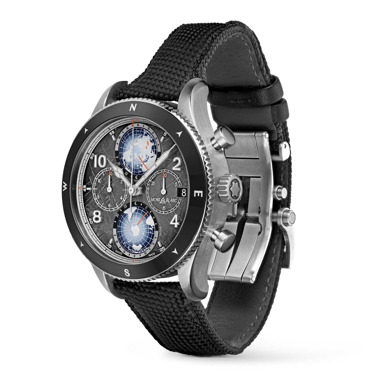 1858 Geosphere Chronograph 0 Oxygen The 8000 Limited Edition, Titan von Montblanc (MB130811)