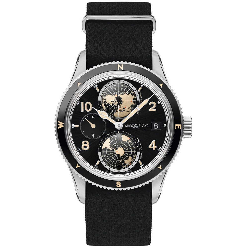 1858 Geosphere, Edelstahl • Rubin • Saphir von Montblanc (MB117837)