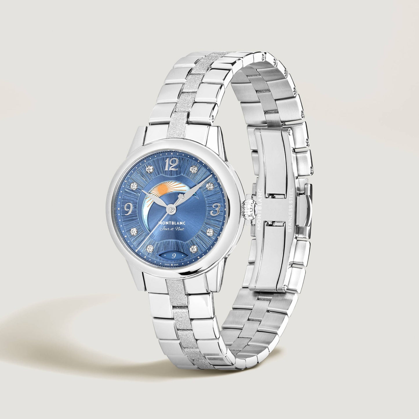 Bohème Day & Night 30 mm, Edelstahl von Montblanc (MB134342)