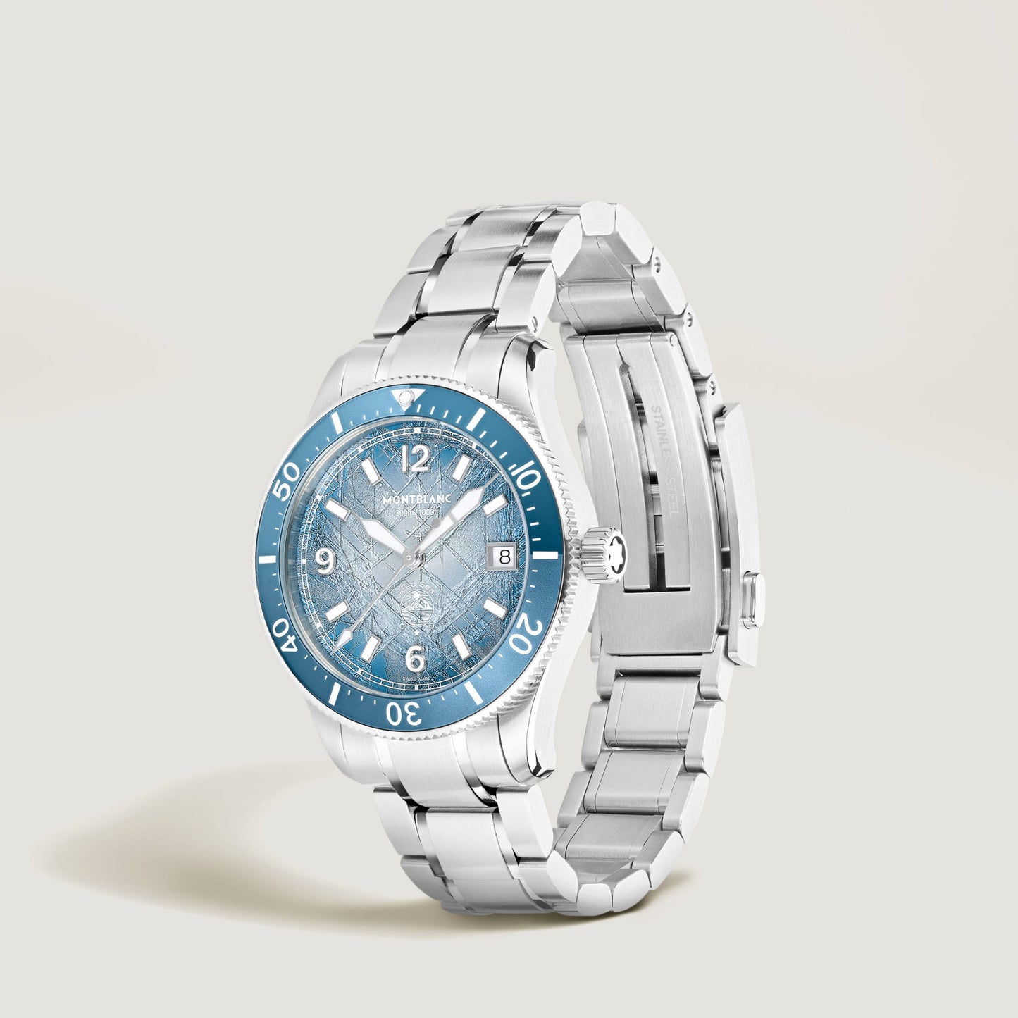 Iced Sea Automatic Date 0 Oxygen, Edelstahl von Montblanc (MB134022)