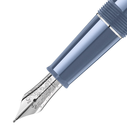 Montblanc Meisterstück Glacier Doué Füllfederhalter (F) (MB129402) aus Platin