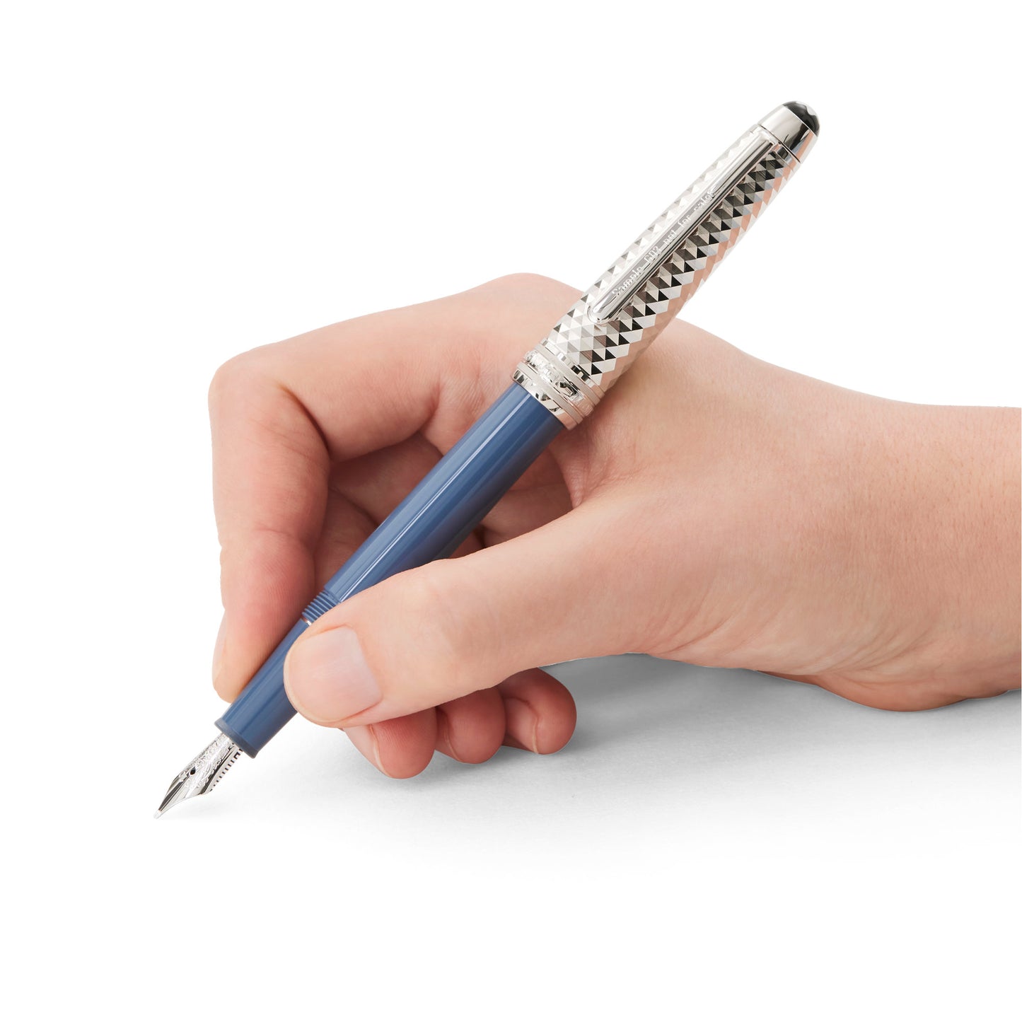 Montblanc Meisterstück Glacier Doué Füllfederhalter (F) (MB129402) aus Platin