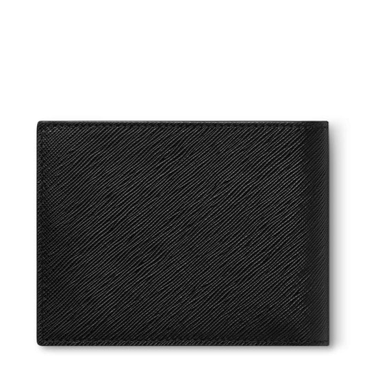 Montblanc Montblanc Sartorial Brieftasche 6 cc mit 2 Sichtfächern (MB130318) aus Leder