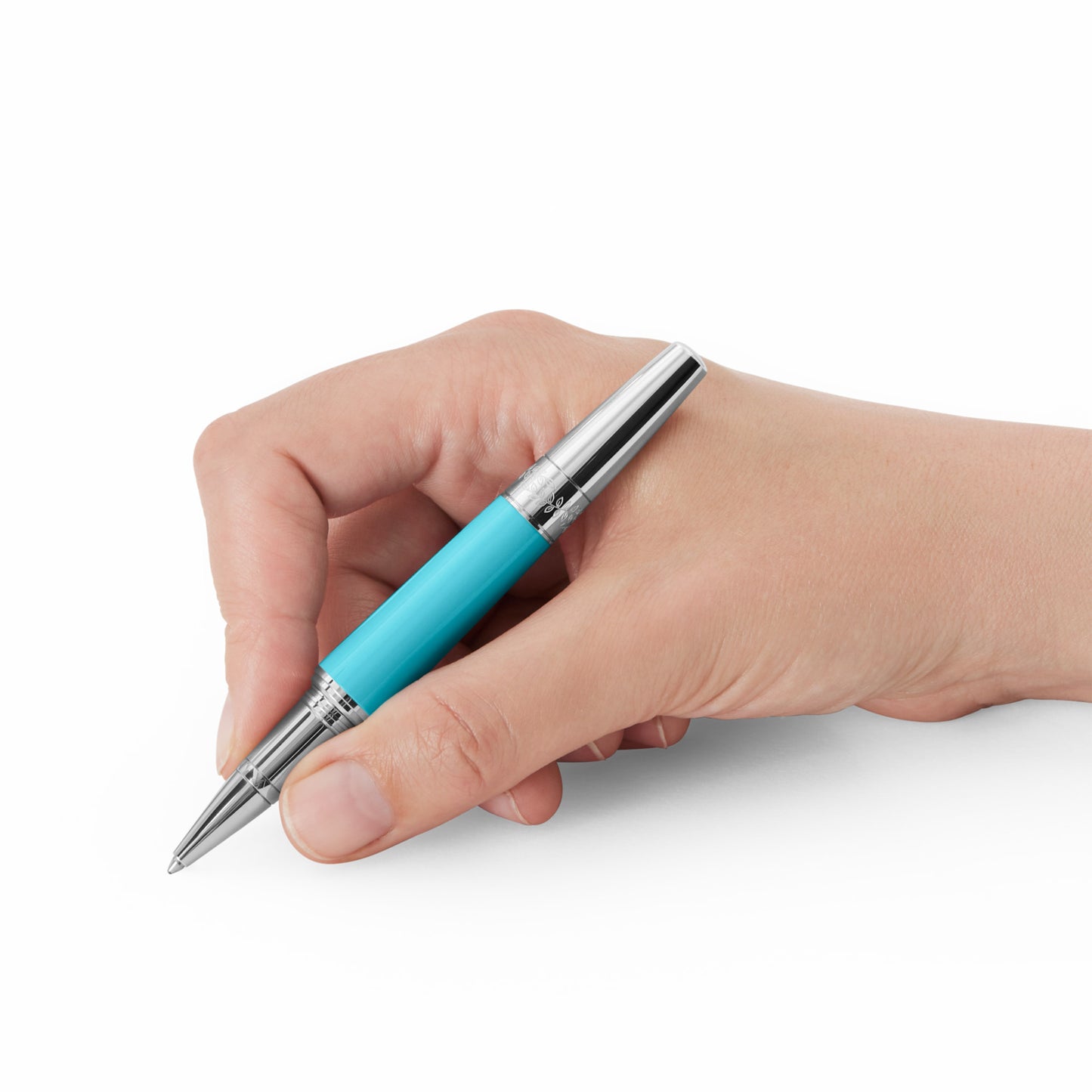 Montblanc Muses Maria Callas Special Edition Rollerball, Platin • Türkis von Montblanc (MB129565)