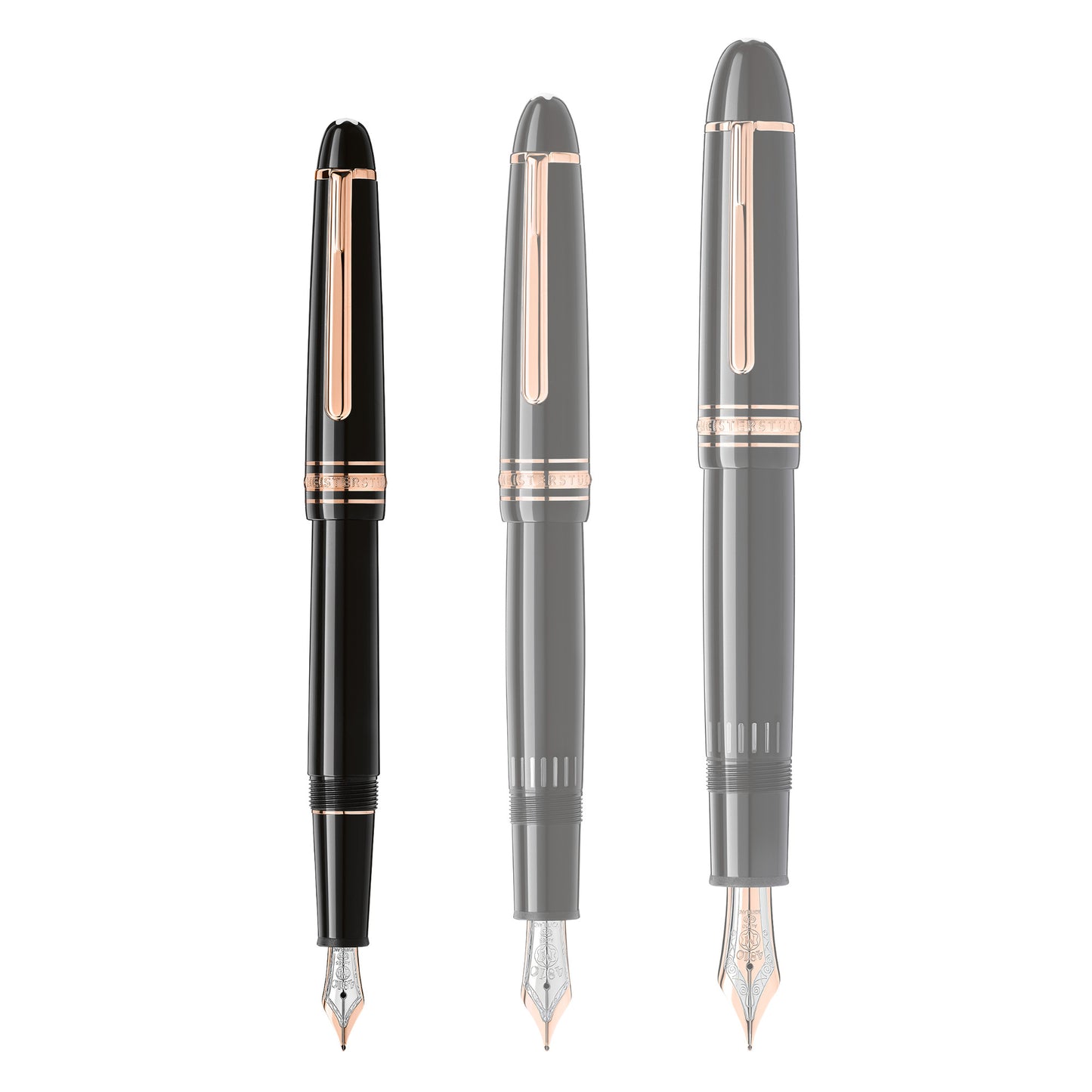 Montblanc Rosévergoldeter Meisterstück Classique Füllfederhalter (MB132484)