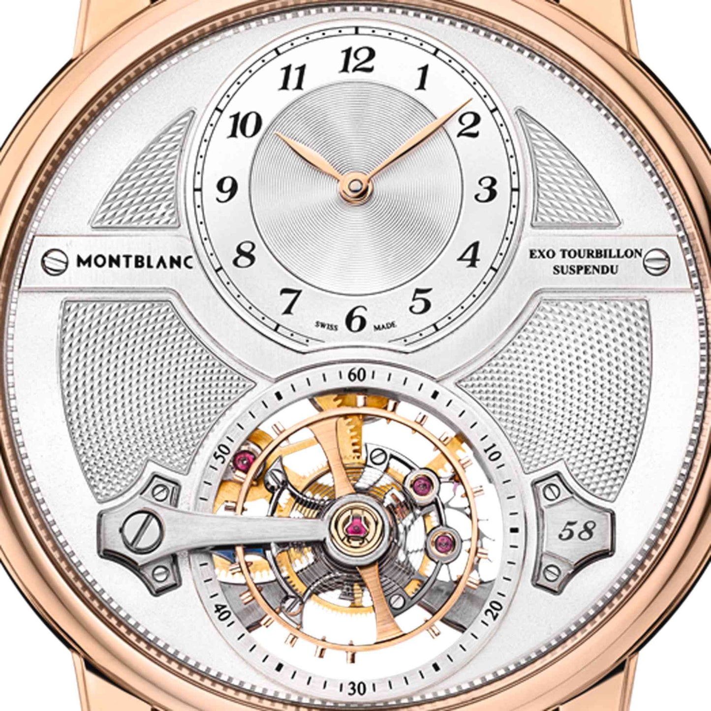 Star Legacy Suspended Exo Tourbillon Limited Edition 58, Rotgold • Perlmutt • Rubin von Montblanc (MB116829)