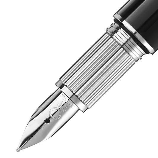 Montblanc StarWalker Precious Resin Füllfederhalter Kolbenkonverter (F) (MB132532) aus Platin