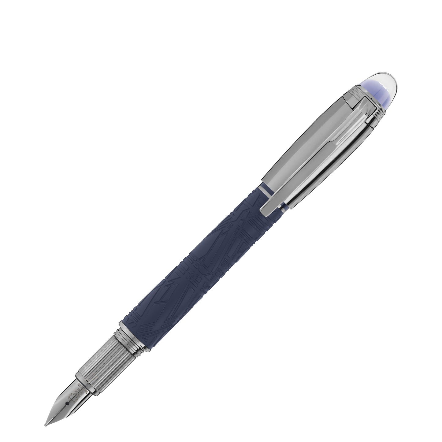 StarWalker SpaceBlue Doué Füllfederhalter (F) von Montblanc (MB130214)